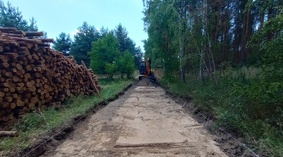 Korytowanie.