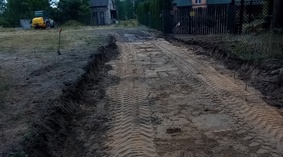 Korytowanie.