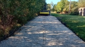 Wbudowanie podbudowy.