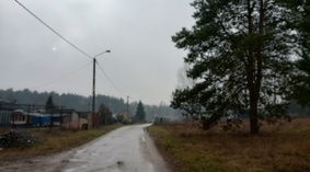 Stan istniejący przed przystąpieniem do przebudowy drogi.