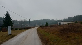 Stan istniejący przed przystąpieniem do przebudowy drogi.