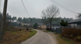 Stan istniejący przed przystąpieniem do przebudowy drogi.