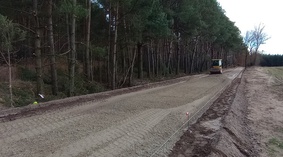 Wbudowanie podbudowy na odcinku od km 0+000 do km 0+600 w miejscowości Wilkostowo w pasie dz. nr 125