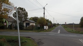 Zdjęcie zamontowanych nowych opraw LED lokalizacja miejscowość Poczałkowo