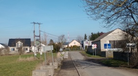 Rozbiórka istniejącego chodnika.