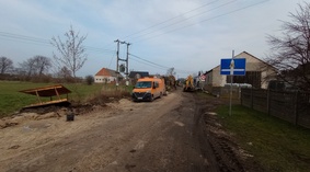 Rozpoczęto budowę kanalizacji deszczowej na odcinku od km 0+505 do km 0+598