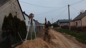 Budowa kanalizacji deszczowej na odcinku od km 0+00a do km 0+067a.