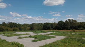 widok miasteczka na dzień 31.07.2024r