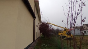 Montaż orynnowania.