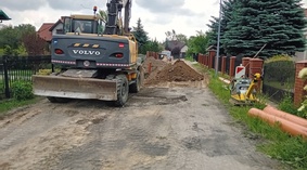 Budowa kolejnego odcinka kanalizacji deszczowej na odcinku D6-D10