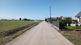 Wbudowanie podbudowy - kruszywa łamanego.