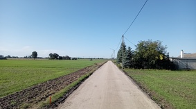 Wbudowanie podbudowy - kruszywa łamanego.