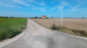 Stan drogi na dzień przekazania placu budowy.
