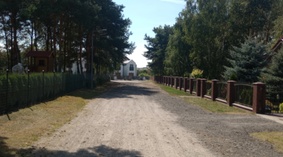 Stan drogi na dzień przekazania placu budowy.
