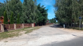 Stan drogi na dzień przekazania placu budowy.