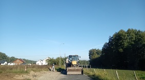 Wykonawca przystąpił do realizacji zadania. Rozpoczęto wykonanie zjazdów.