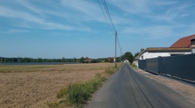 Stan drogi na dzień przekazania placu budowy.