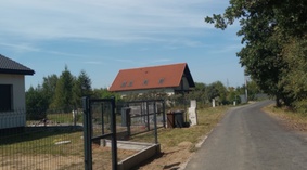 Stan drogi na dzień przekazania placu budowy.