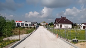 Wbudowanie podbudowy na odcinku od km 0+000 do km 0+200.