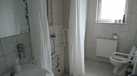 Odbiór końcowy robót. Widok wyremontowanej Łazienki.