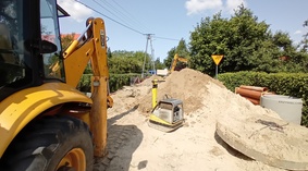 Budowa kanalizacji deszczowej na ul. Storczykowej między studniami D6-D3