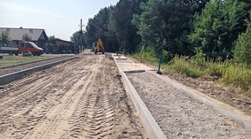Wykonanie chodników i zjazdów na ul. M. Konopnickiej.