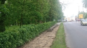 nawierzchnia po rozbiórce chodnika