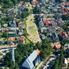 Aleja Gwiazd Sportu - widok z lotu ptaka