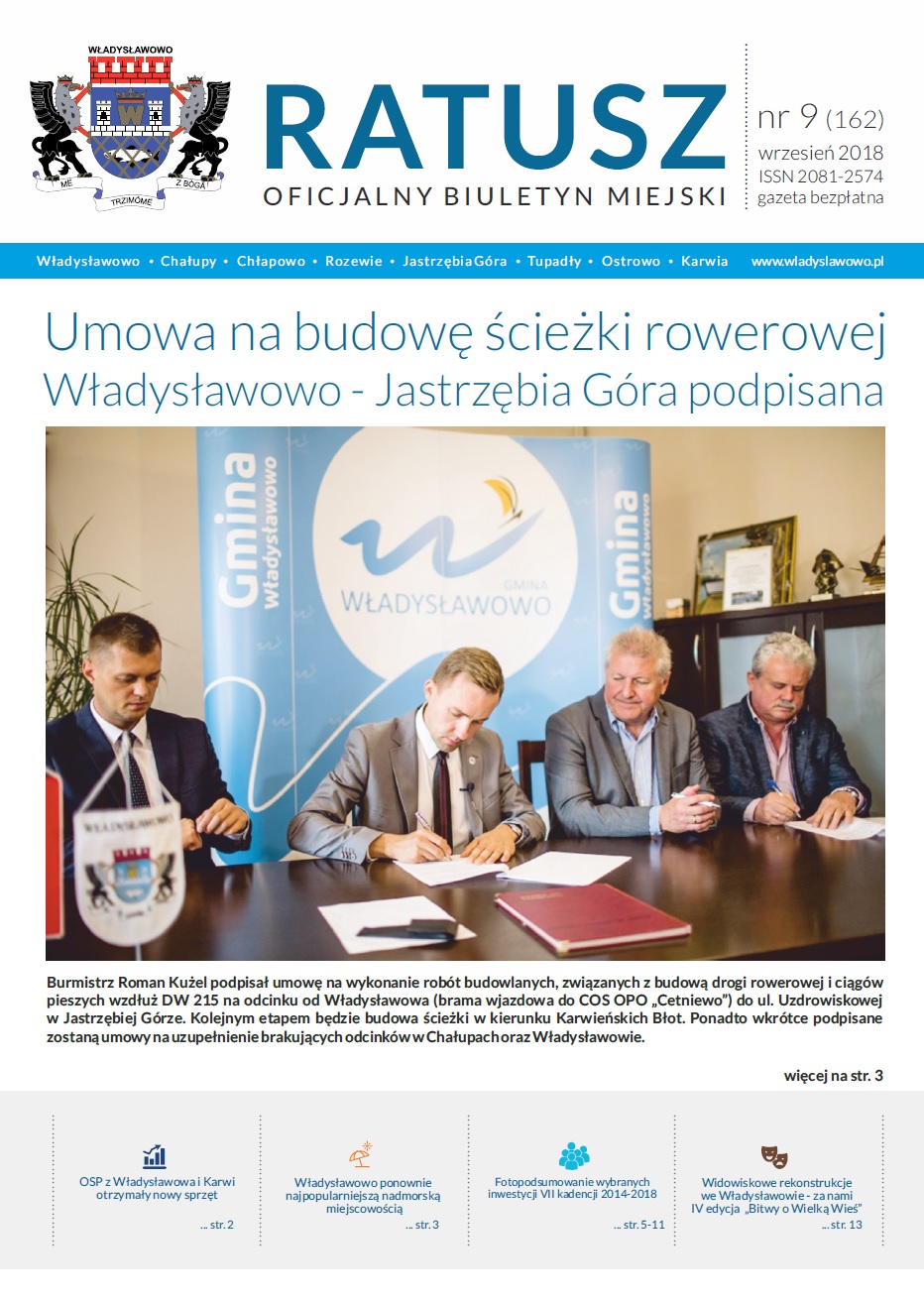 Ratusz wrzesień 2018 okładka