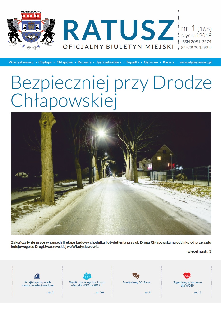 Ratusz styczeń 2019 okładka