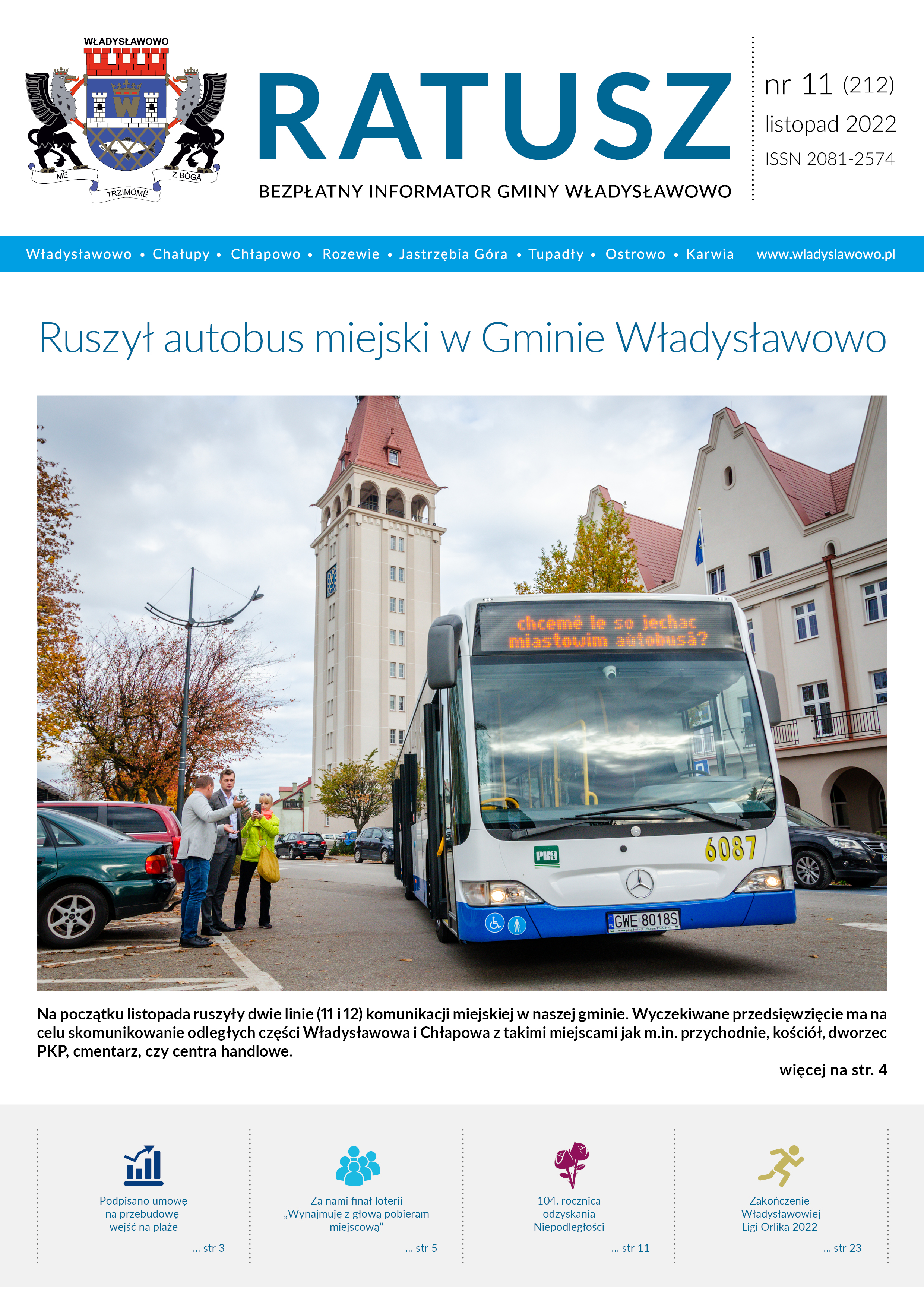 Biuletyn Ratusz 11/2022 - pierwsza strona