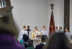 Msza święta w kościele pw. Wniebowzięcia Najświętszej Maryi Panny we Władysławowie z okazji 96. rocz