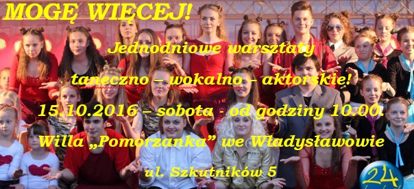 Zaproszenie na bezpłatne warsztaty Da Capo Al Fine