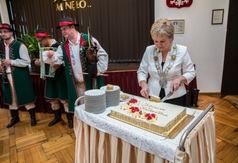 Obchody Złotych, Diamentowych i Żelaznych Godów w sali 103 Urzędu Miejskiego we Władysławowie