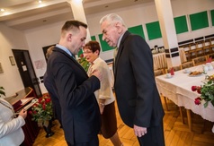 Obchody Złotych, Diamentowych i Żelaznych Godów w sali 103 Urzędu Miejskiego we Władysławowie