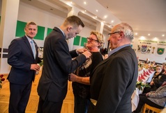 Obchody Złotych, Diamentowych i Żelaznych Godów w sali 103 Urzędu Miejskiego we Władysławowie