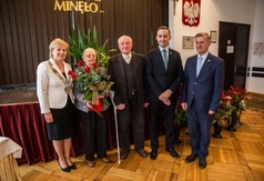 Obchody Złotych, Diamentowych i Żelaznych Godów w sali 103 Urzędu Miejskiego we Władysławowie