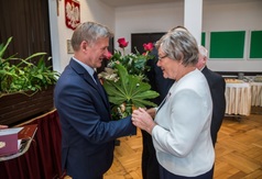 Obchody Złotych, Diamentowych i Żelaznych Godów w sali 103 Urzędu Miejskiego we Władysławowie