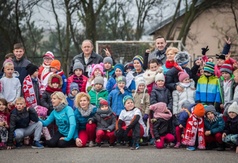 I Bieg Niepodległości uczniów SP w Chłapowie