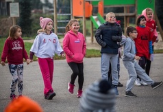 I Bieg Niepodległości uczniów SP w Chłapowie