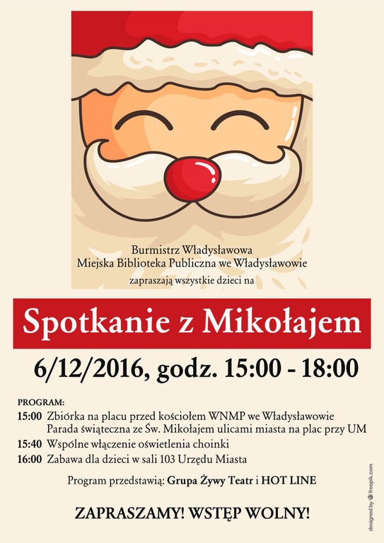 Spotkanie z Mikołajem - 6 grudnia 2016
