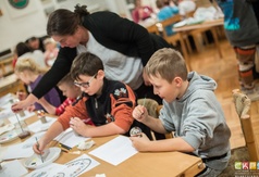 Warsztaty malowania bombek w kaszubskie wzory