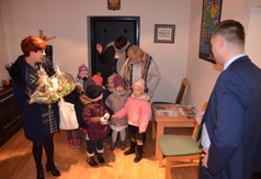 Przedszkolaki z Bursztynka u Burmistrza Władysławowa