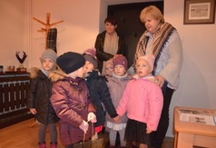 Przedszkolaki z Bursztynka u Burmistrza Władysławowa