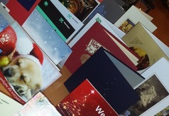 Kartki świąteczne nadesłane do Urzędu Miejskiego we Władysławowie