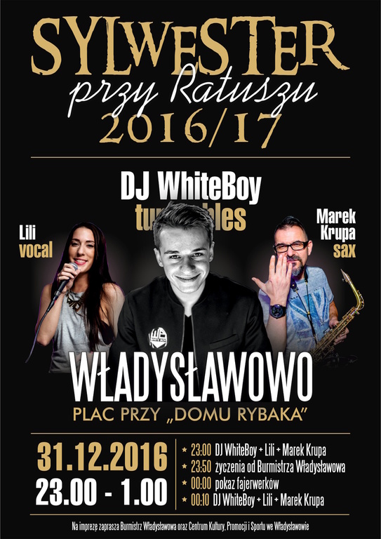 Sylwester przy Ratuszu - plakat
