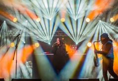 Sylwester we Władysławowie 2016/2017 - występ muzyczny na scenie