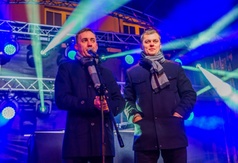 Sylwester we Władysławowie 2016/2017 - burmistrz składa życzenia noworoczne