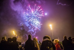 Sylwester we Władysławowie 2016/2017 - pokaz sztucznych ogni