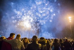 Sylwester we Władysławowie 2016/2017 - pokaz sztucznych ogni